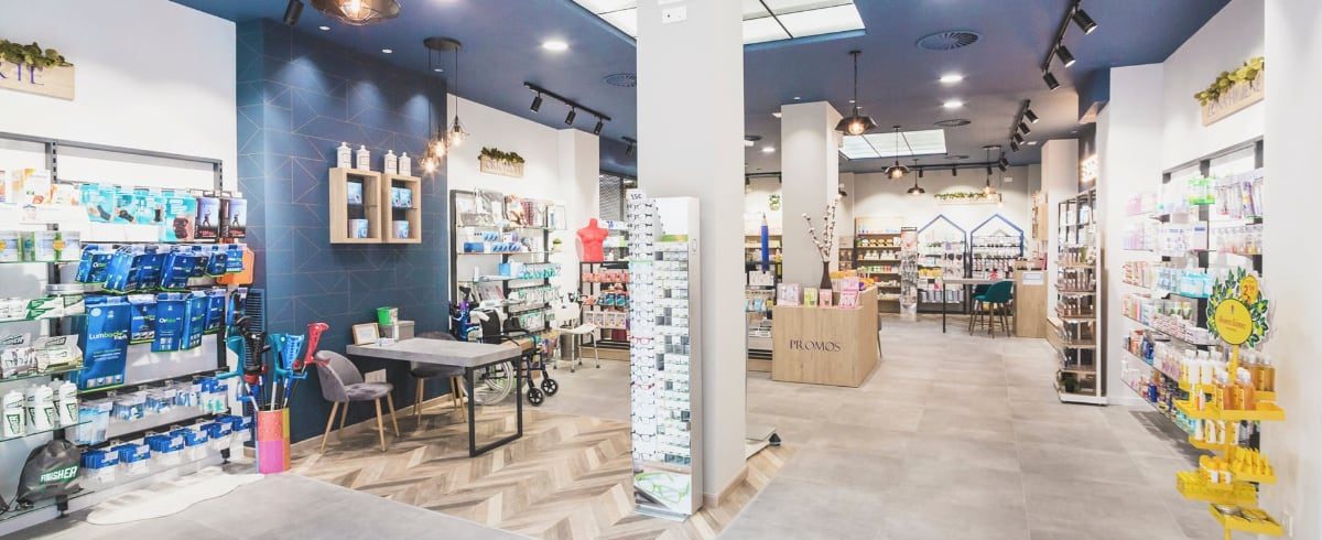 Interior real de Farmacia Ortopedia Lerma
